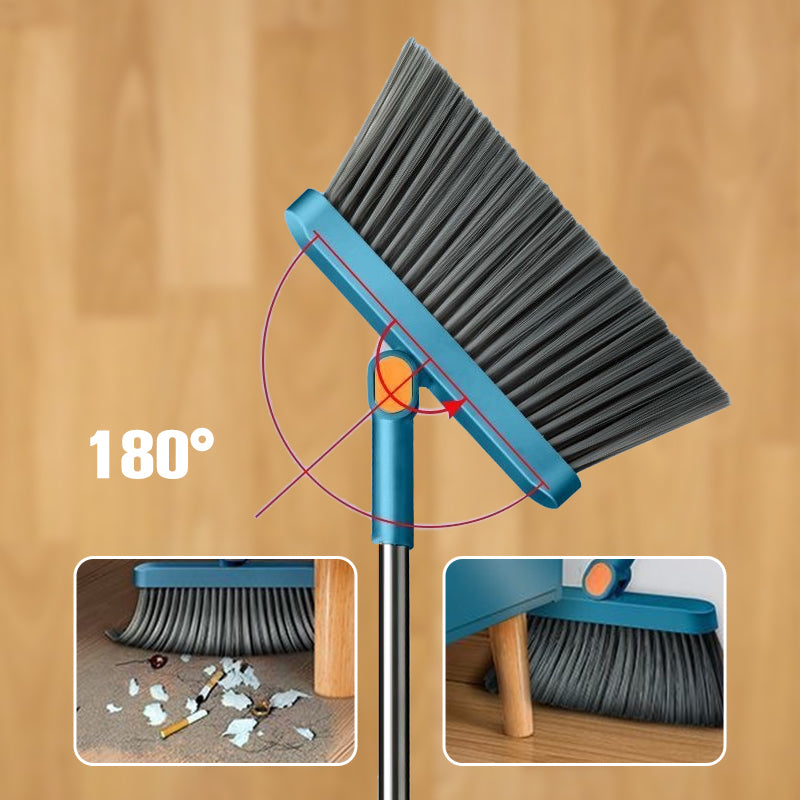 🥳2026 HOT SALE🥳💞50% OFF!✨ 💝Stand-Up Dustpan Set with 180° Rotating Broom
