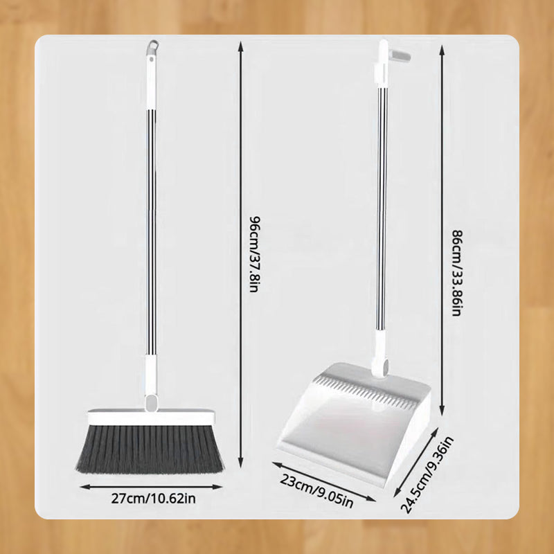 🥳2026 HOT SALE🥳💞50% OFF!✨ 💝Stand-Up Dustpan Set with 180° Rotating Broom