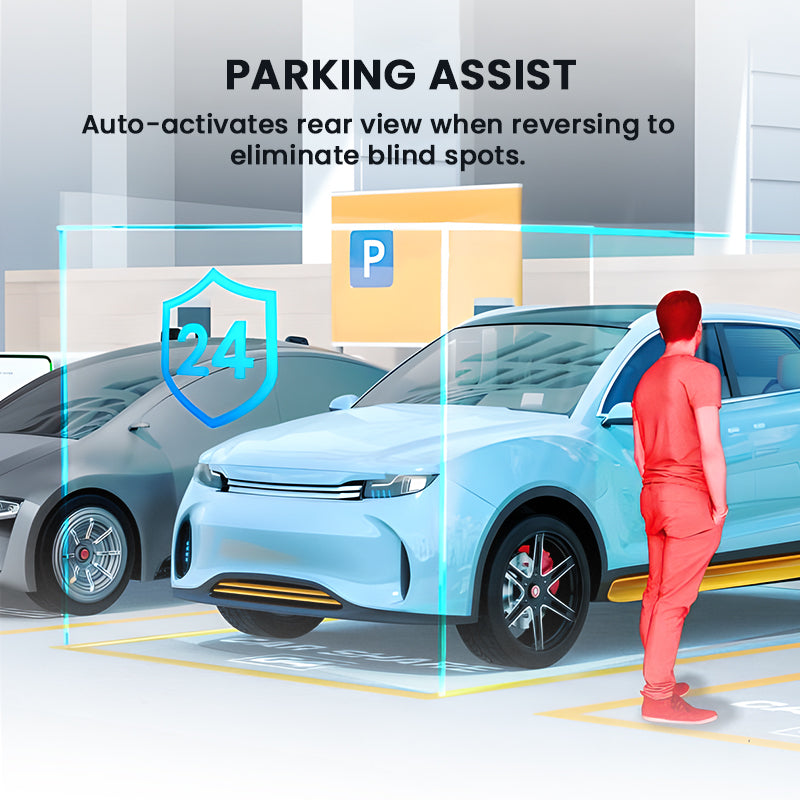 4-Lens HD Night Vision Dash Cam