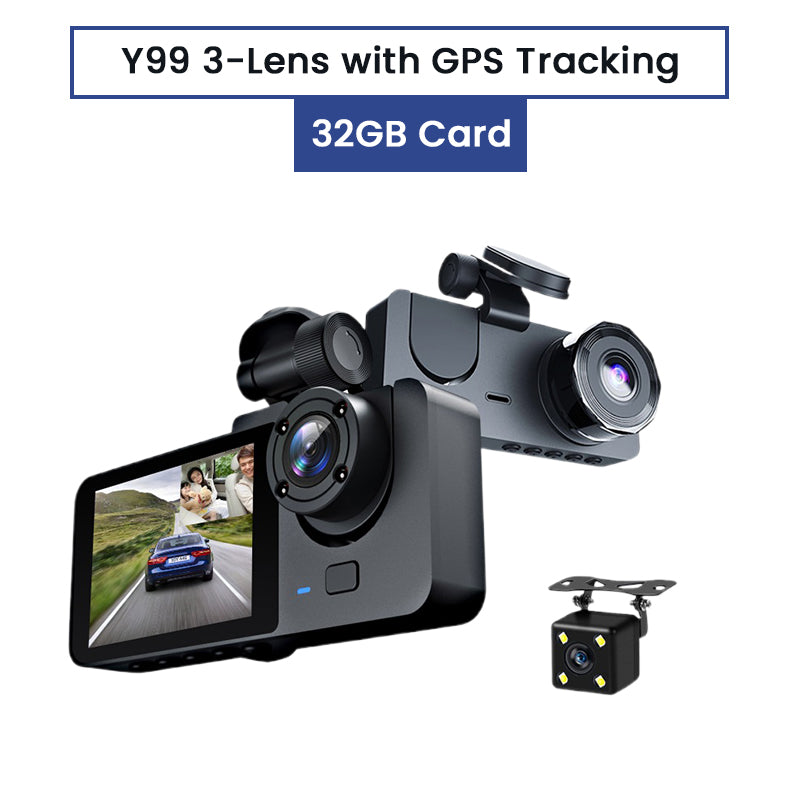 4-Lens HD Night Vision Dash Cam