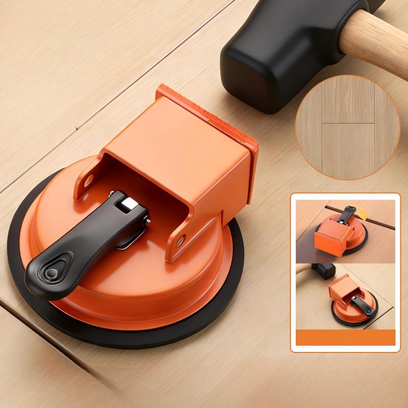 🛠️ Heavy-Duty Floor Gap Fixer Suction Cup – 70kg Pull Force, Rubber Pad & Mallet Block for Seamless Floor Installation 💎🔥