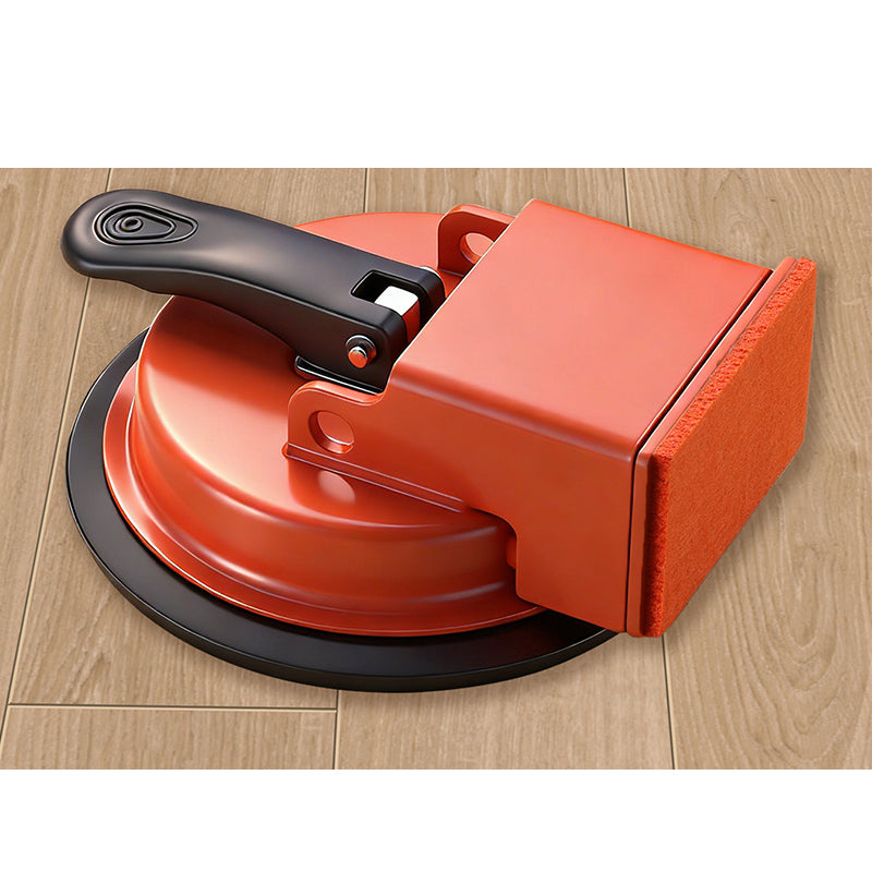 🛠️ Heavy-Duty Floor Gap Fixer Suction Cup – 70kg Pull Force, Rubber Pad & Mallet Block for Seamless Floor Installation 💎🔥