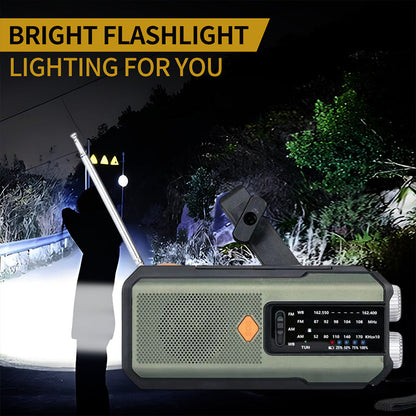 🔥49% OFF!📻Solar Hand-Crank Emergency Weather Radio✨