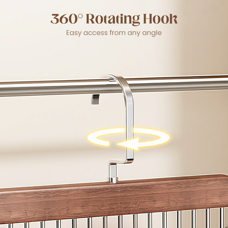 🔥40% OFF!👕360° Swivel Multi-Hook Wardrobe Organizer