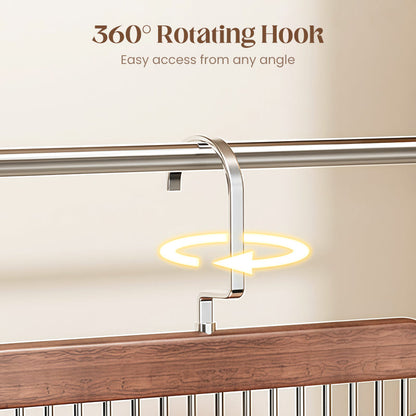 🔥40% OFF!👕360° Swivel Multi-Hook Wardrobe Organizer