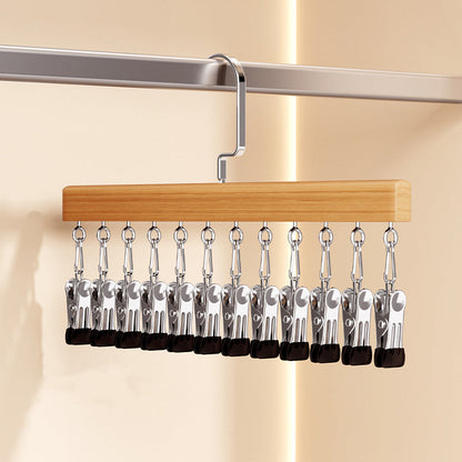 🔥40% OFF!👕360° Swivel Multi-Hook Wardrobe Organizer