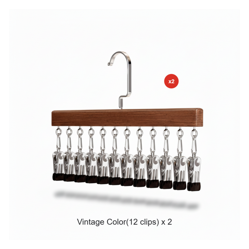 🔥40% OFF!👕360° Swivel Multi-Hook Wardrobe Organizer