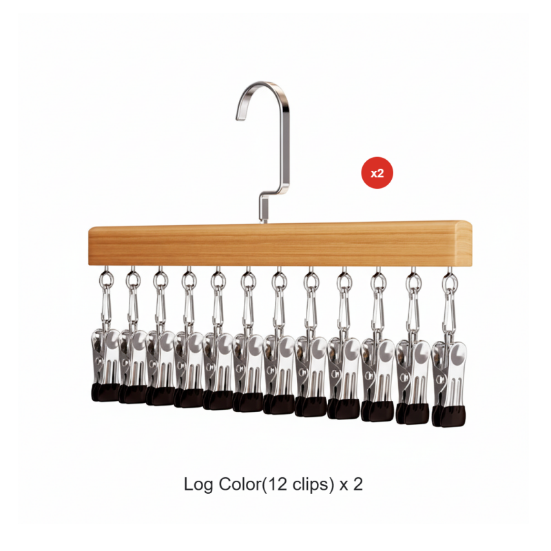 🔥40% OFF!👕360° Swivel Multi-Hook Wardrobe Organizer