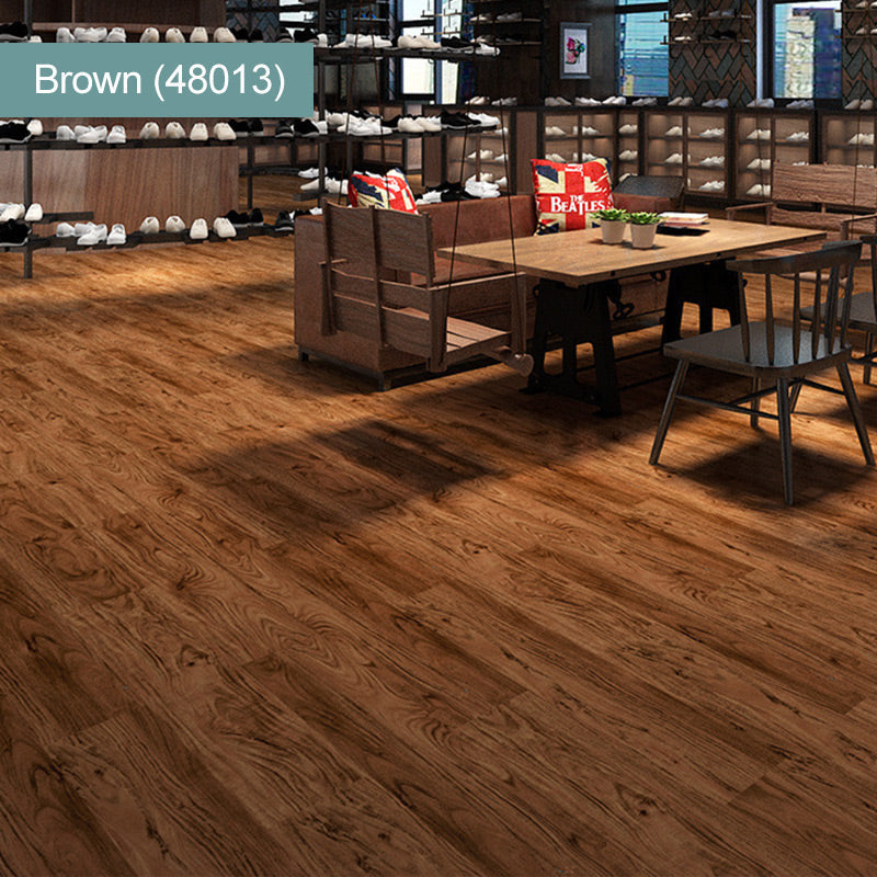 🧱 BUY 3 GET 1 FREE! 🔥（36 in × 6 in × 1/8 in）🏠 Wood Grain Peel and Stick Floor Tiles – 5-PC Set, Self-Adhesive, Waterproof & Easy DIY Installation 🌿