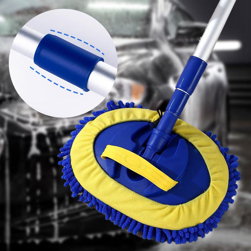 🚗 50% OFF! 🧽 Sturdy aluminium telescopic car wash mop – 3-stage adjustable, back-friendly & scratch-free ✨