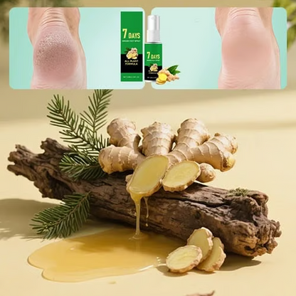 🔥LAST DAY - BUY 2 GET 1 FREE!🏆FootGlow 7-Day Ginger Foot Exfoliating Spray🌿