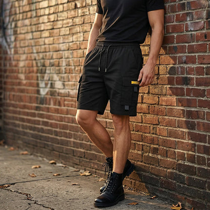 🩳 60% OFF NOW! 🌿 Men's Casual Cargo Shorts with Drawstring Waist – Multi-Pocket, Relaxed Fit & Perfect for Everyday Comfort 🏕️