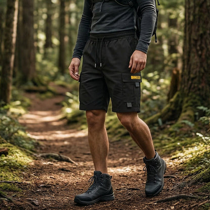 🩳 60% OFF NOW! 🌿 Men's Casual Cargo Shorts with Drawstring Waist – Multi-Pocket, Relaxed Fit & Perfect for Everyday Comfort 🏕️