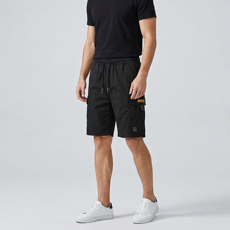 🩳 60% OFF NOW! 🌿 Men's Casual Cargo Shorts with Drawstring Waist – Multi-Pocket, Relaxed Fit & Perfect for Everyday Comfort 🏕️