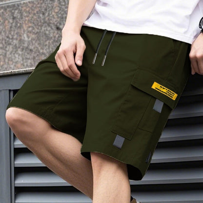 🩳 60% OFF NOW! 🌿 Men's Casual Cargo Shorts with Drawstring Waist – Multi-Pocket, Relaxed Fit & Perfect for Everyday Comfort 🏕️