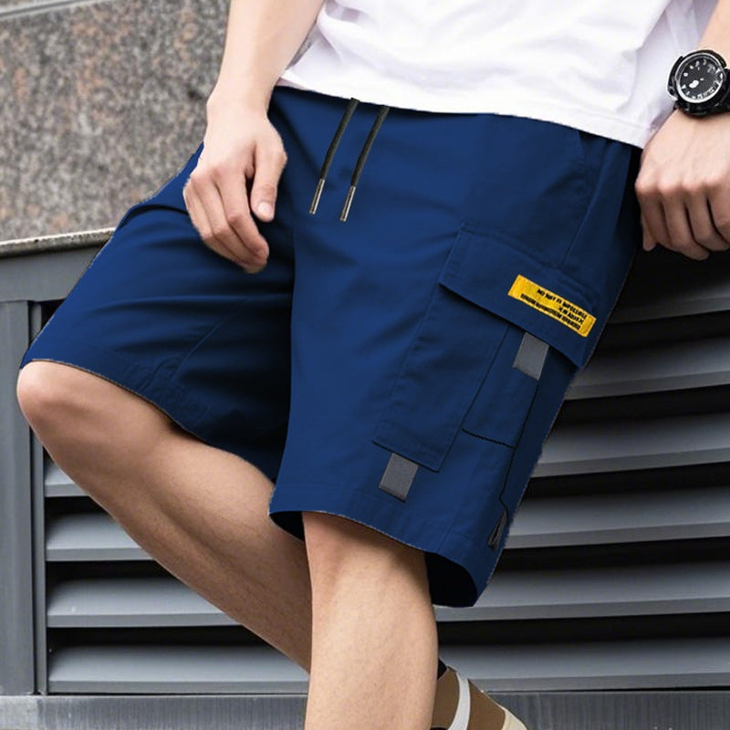 🩳 60% OFF NOW! 🌿 Men's Casual Cargo Shorts with Drawstring Waist – Multi-Pocket, Relaxed Fit & Perfect for Everyday Comfort 🏕️