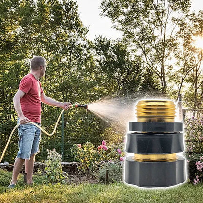 🚿 3/4-inch Garden Hose Quick Connector | Quick Connection with No Leaks – Sturdy, Handy & Ready to Use Straight Away