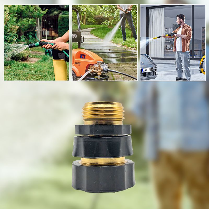 🚿 3/4-inch Garden Hose Quick Connector | Quick Connection with No Leaks – Sturdy, Handy & Ready to Use Straight Away