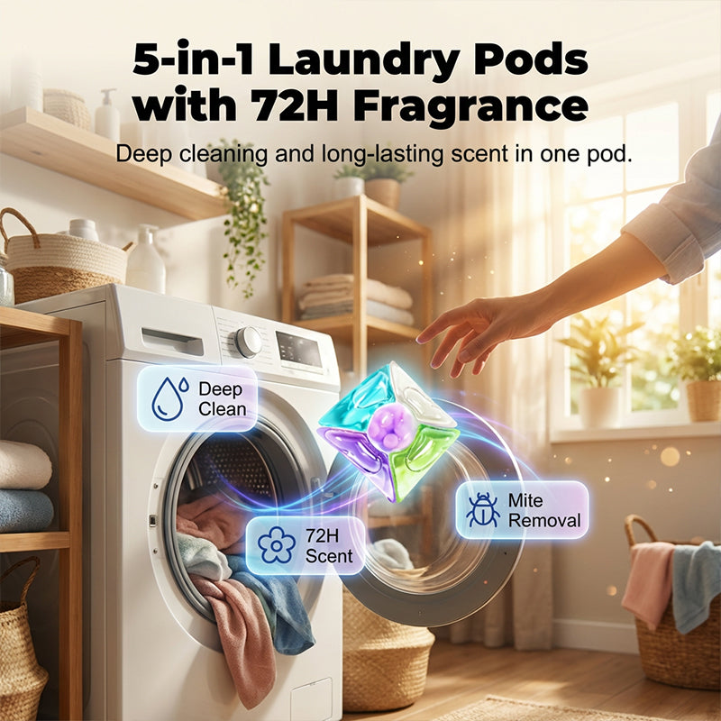 🔥Deep Cleaning & Sterilizing Laundry Detergent Pods