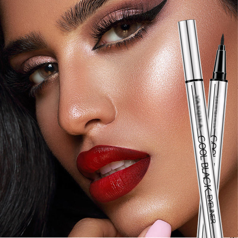 🥳2026 HOT SALE🥳💞50K+ SOLD!🖤✨ 50% OFF! Waterproof Smudge-Proof Eyeliner – 24HR intense black, quick-dry. Ultra-fine tip for precision, smudge-proof even on oily lids. One stroke, all-day perfection. 👁️💧
