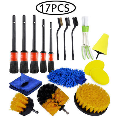 Professional Auto Detailing Brush & Cleaning Kit
