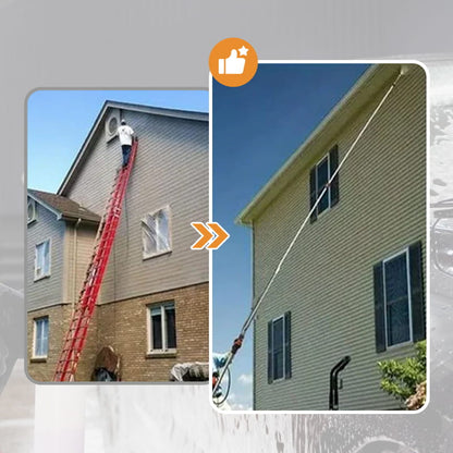 🎁 60% OFF! 🚗 High-Pressure Washer Extension Kit – Up to 4,000 PSI, Clean Roofs & Gutters Without a Ladder 💧🔧