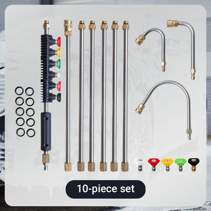 🎁 60% OFF! 🚗 High-Pressure Washer Extension Kit – Up to 4,000 PSI, Clean Roofs & Gutters Without a Ladder 💧🔧
