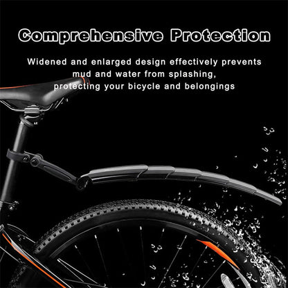 🚲 57% OFF NOW ! ⚡ Retractable & Adjustable Bicycle Mudguard Set – Universal Fit, Sturdy & Splash-Proof Design 💨