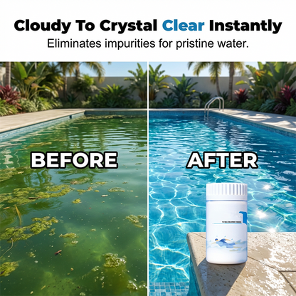 🏊‍♂️Crystal Clear Pool Cleaning Tablets!