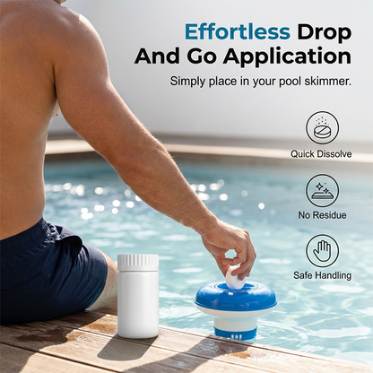 🏊‍♂️Crystal Clear Pool Cleaning Tablets!