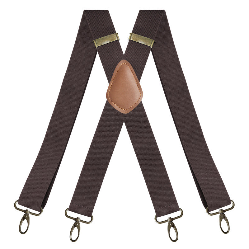 📢📢49% OFF !! ⏰Men's X-Back Suspenders with Hook Clips