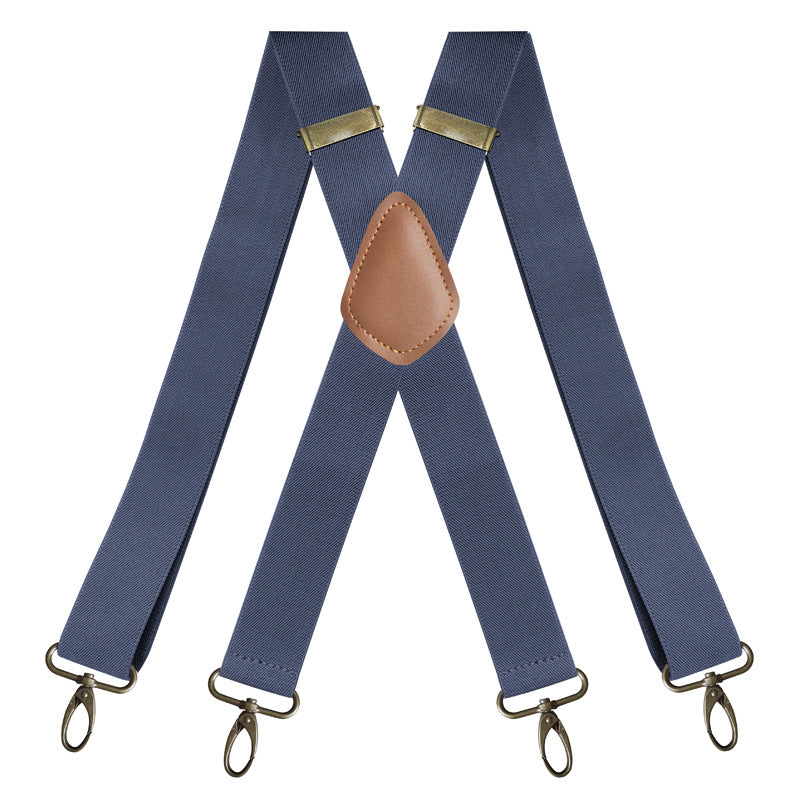 📢📢49% OFF !! ⏰Men's X-Back Suspenders with Hook Clips