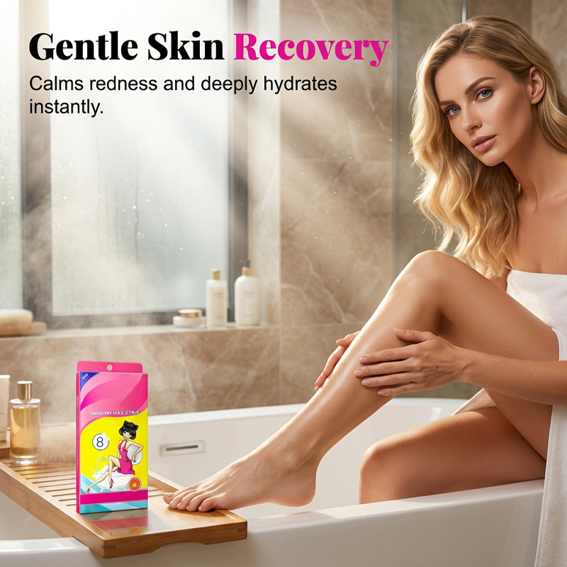 8-Pack At-Home Depilatory Wax Strips