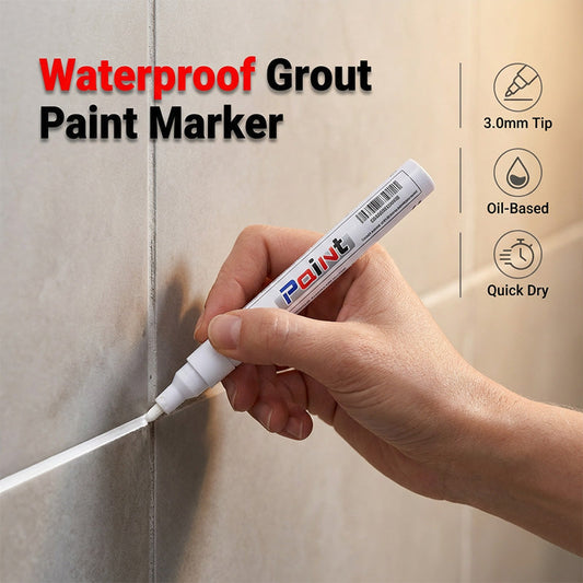 ✨ Renew Your Tile Grout in Seconds – Waterproof, Precision Marker for Home Renovation! ✨