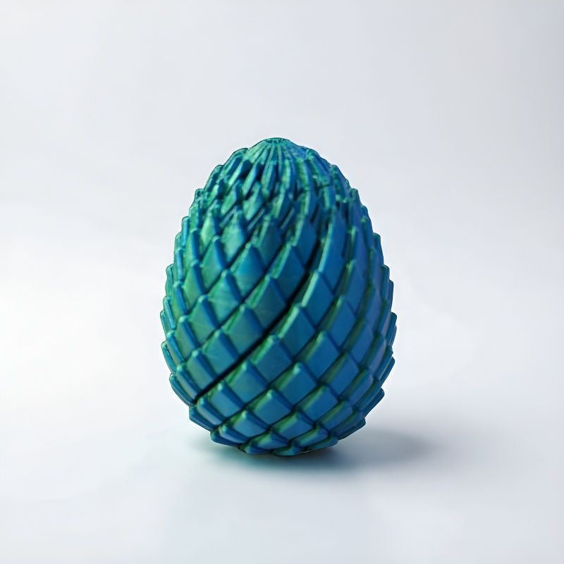 🎁3D-printed dragon egg🦖 = the ultimate stress reliever: just give it a twist, and your stress melts away 🔄