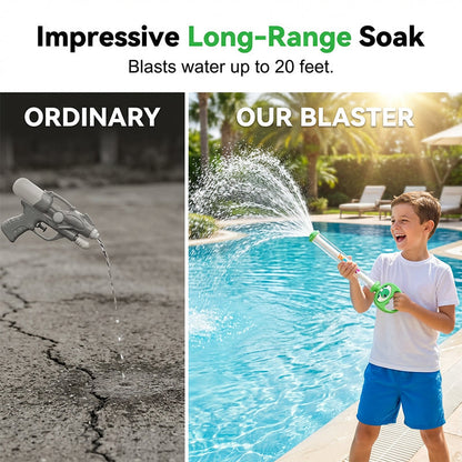 🥳2026 HOT SALE🥳💞50K+ SOLD!🧓💧 50% OFF! Pull‑Action Water Blaster – No batteries, no fuss. Creates a magical 360° water umbrella. Child‑safe materials. Hours of outdoor joy. 🏖️✨