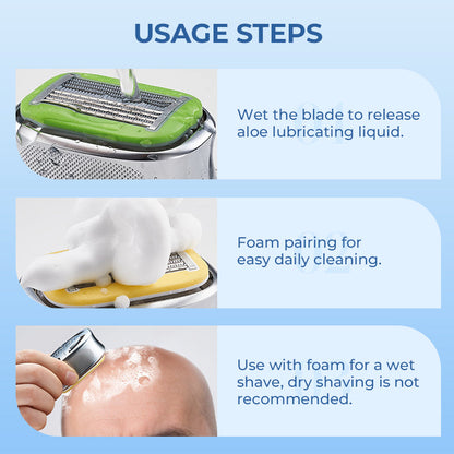 Manual Bald Head Shaving Tool