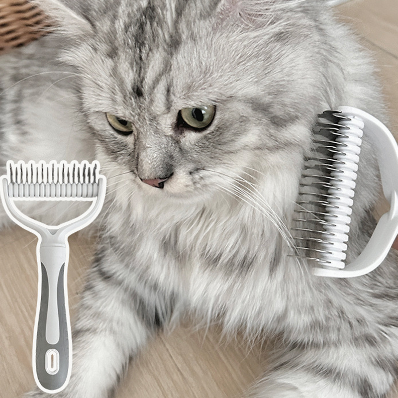 💖2026 Hot Sale💖Dual-Sided Pet Grooming Rake