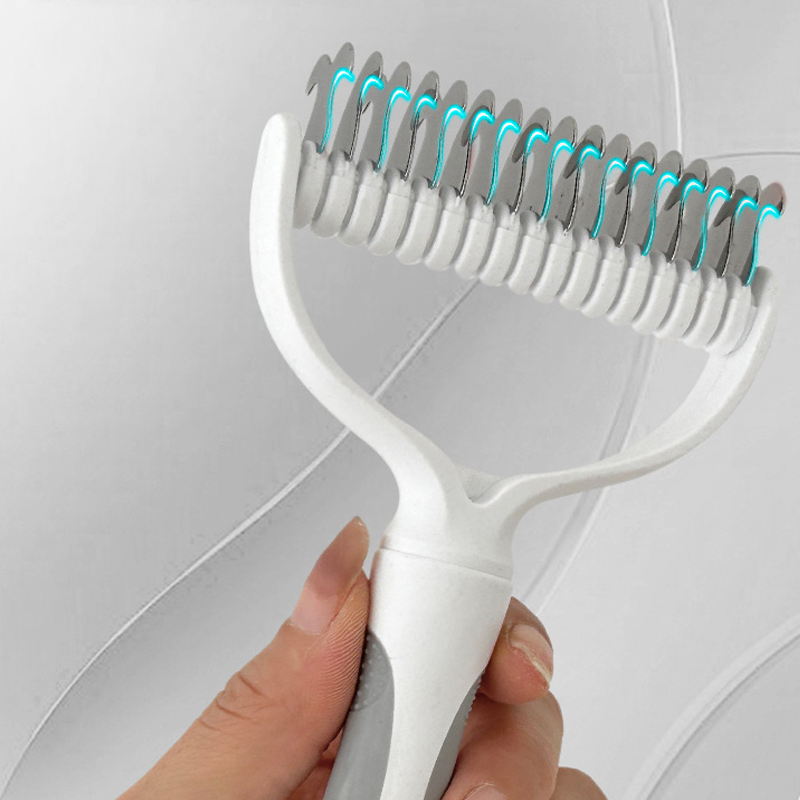 💖2026 Hot Sale💖Dual-Sided Pet Grooming Rake