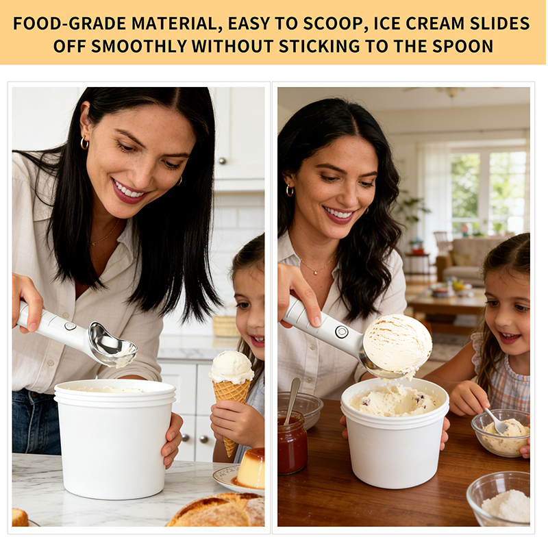 🥄 50% OFF NOW! ⚡ Electric Self-Melting Ice Cream Spoon – Heats Instantly, Smooth Scooping & Perfect for Effortless Dessert Enjoyment 🍦