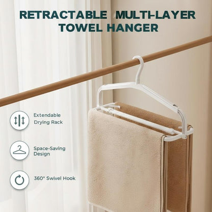 Multi-Functional Foldable Clothes Hanger