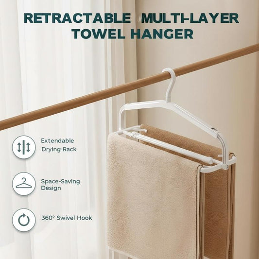 Multi-Functional Foldable Clothes Hanger