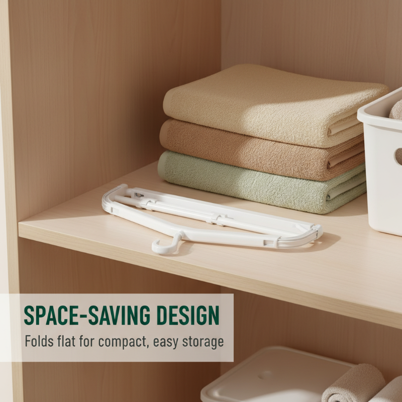 Multi-Functional Foldable Clothes Hanger