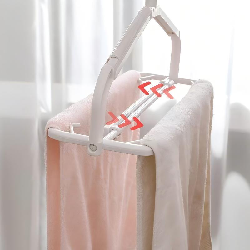Multi-Functional Foldable Clothes Hanger