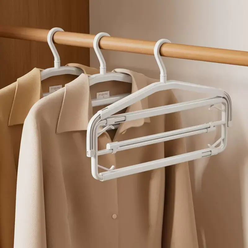 Multi-Functional Foldable Clothes Hanger