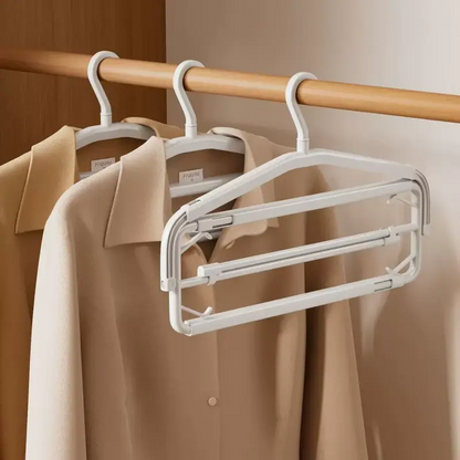 Multi-Functional Foldable Clothes Hanger