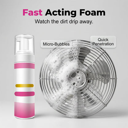 🌀 Fan cleaner spray – no dismantling. Foam melts dust. Works on all fans! 🧼✨