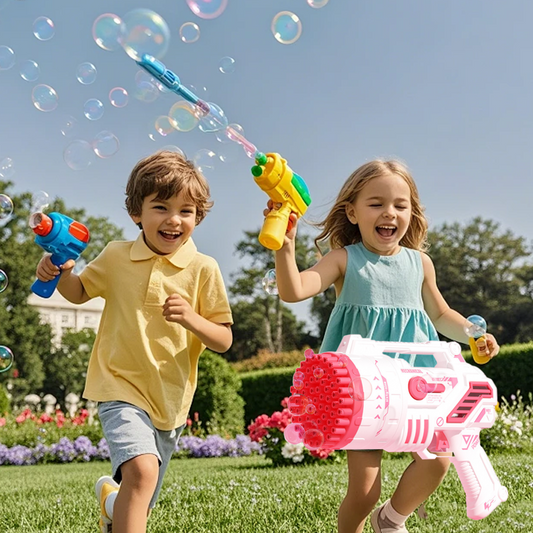 🔥New Hot Selling❤️‍🔥Joyful Fun 69 Holes Pistol-Type Bubble Machine