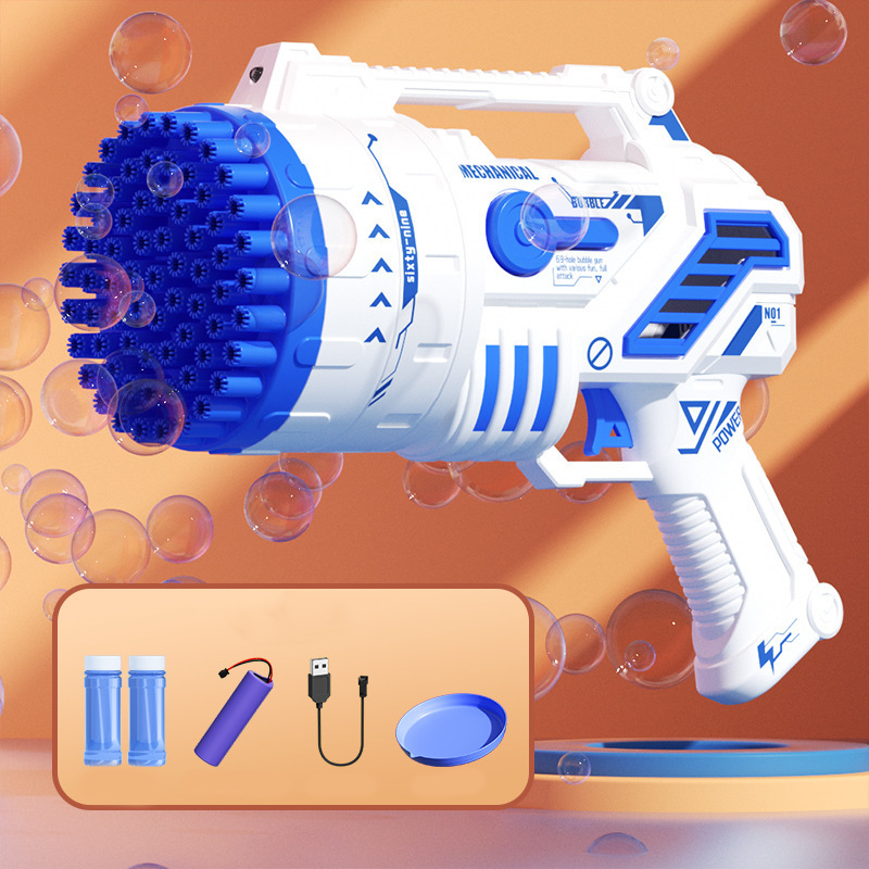 🔥New Hot Selling❤️‍🔥Joyful Fun 69 Holes Pistol-Type Bubble Machine
