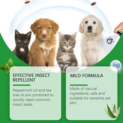 💥 MEGA DEAL: BUY 2, GET 1 FREE 🎁 Natural flea & tick spray 🐶🐱 provides effective and gentle protection 🌿